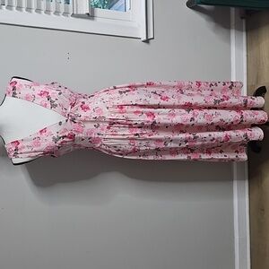 SHEIN Pink Floral Dress